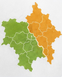 Mapa de la Comarca Lagunera